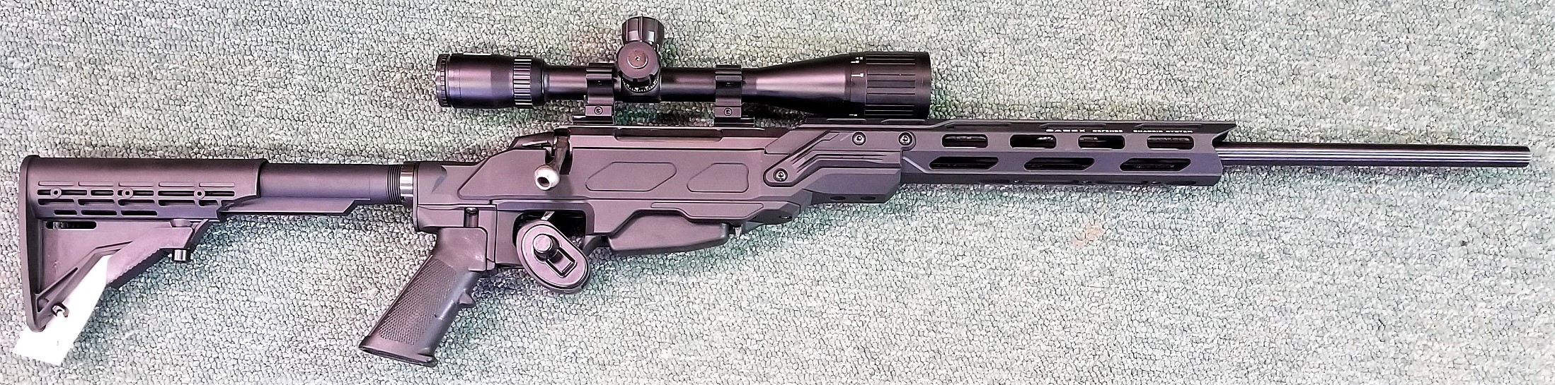 Tikka T3 in a Cadex Stock with scope .223 rem
