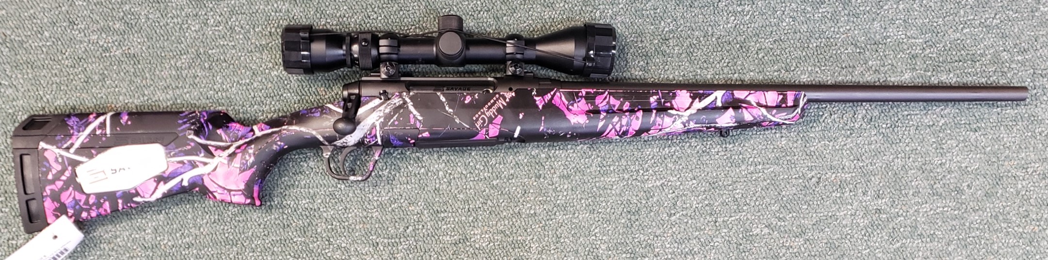 Savage Axis XP Pink Camo Compact 7mm-08